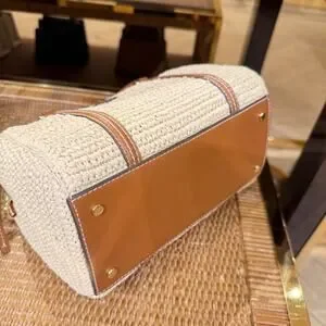 Tory Burch | Bags | Tory Burch Thea Raffia Satchel 65998 In